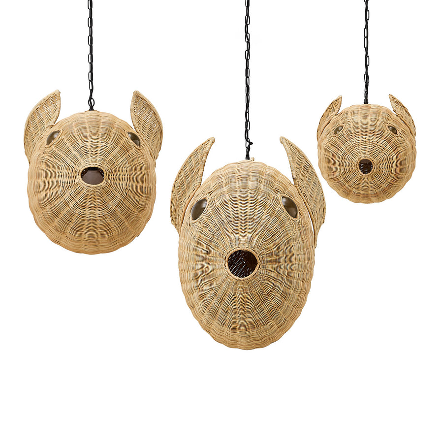 Wicker Pendant Lamp M | Jonathan Adler Blowfish | Oroa.com