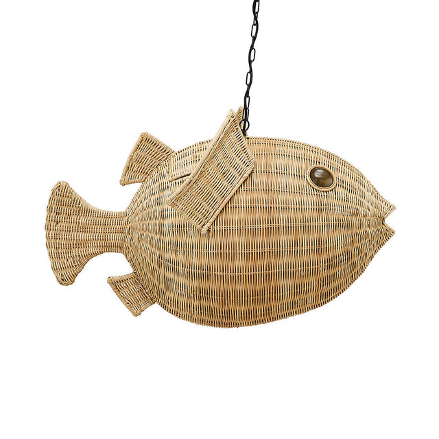 Wicker Pendant Lamp M | Jonathan Adler Blowfish | Oroa.com