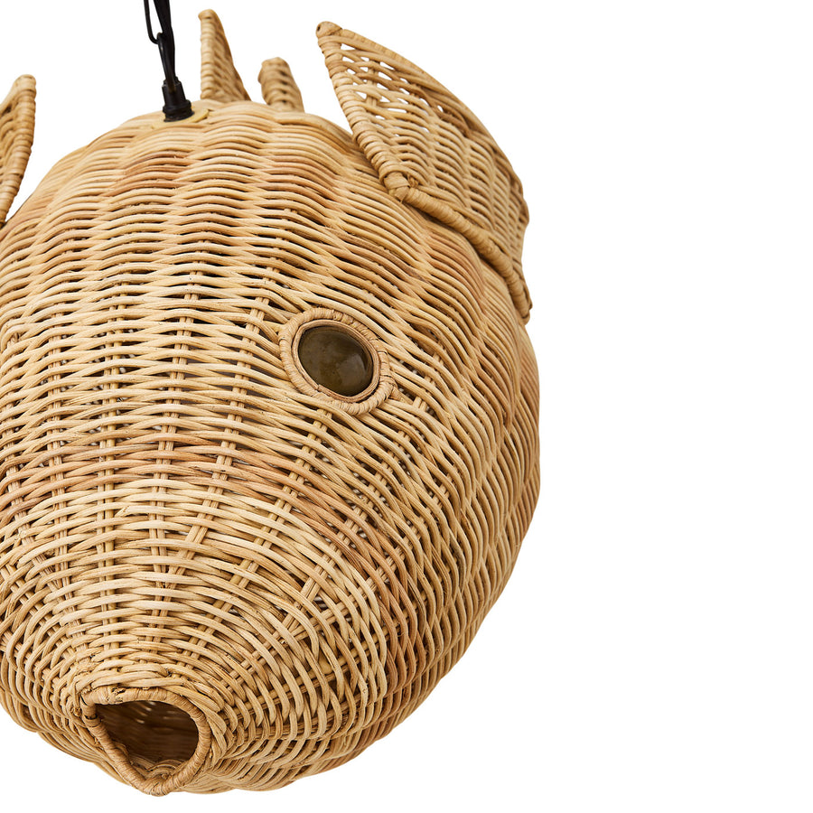 Wicker Pendant Lamp S | Jonathan Adler Blowfish | Oroa.com