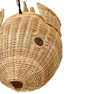 Wicker Pendant Lamp S | Jonathan Adler Blowfish | Oroa.com
