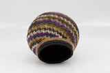 Black Brown And Purple Woven Basket