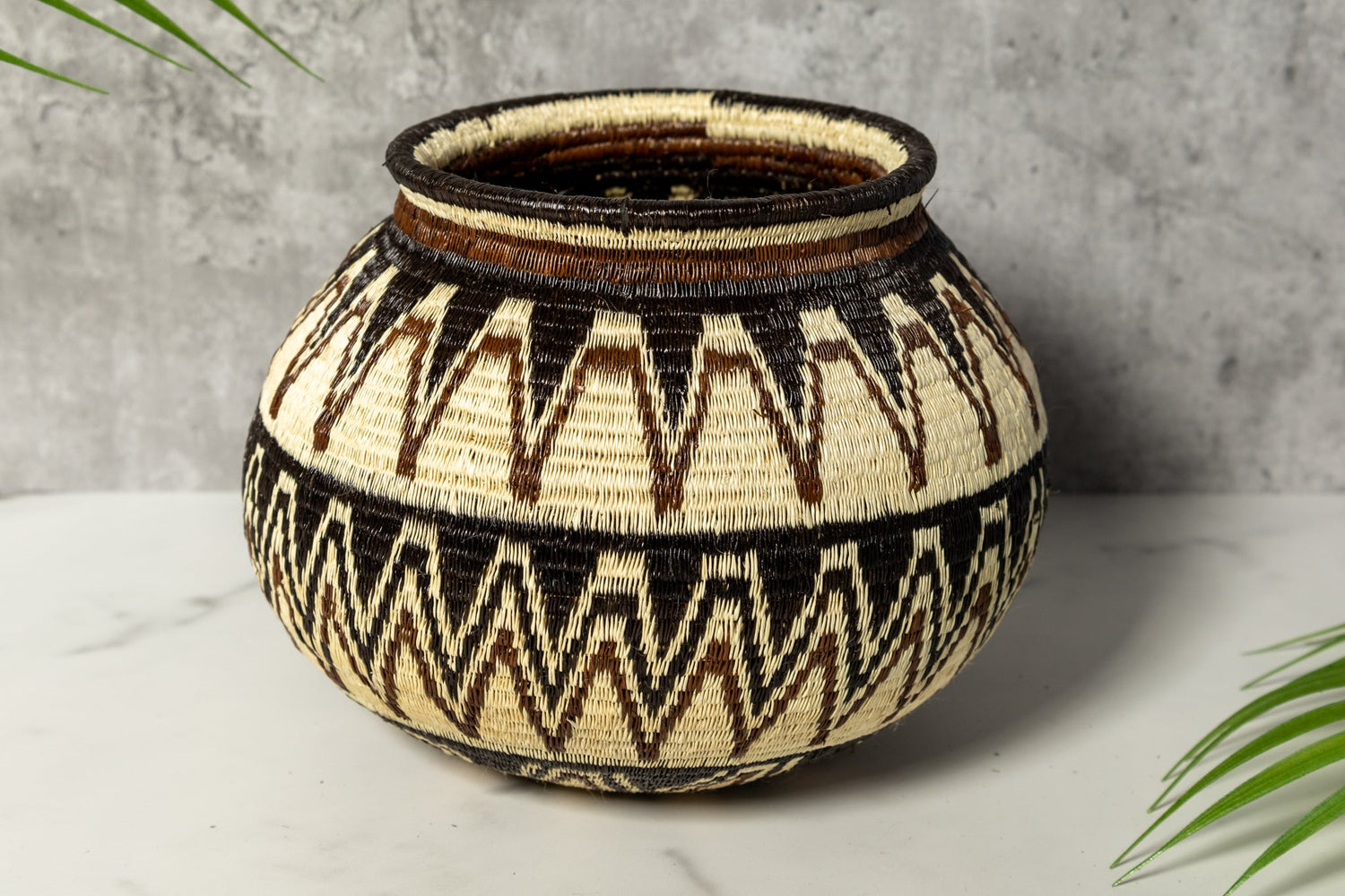 Southwest Design Woven Basket