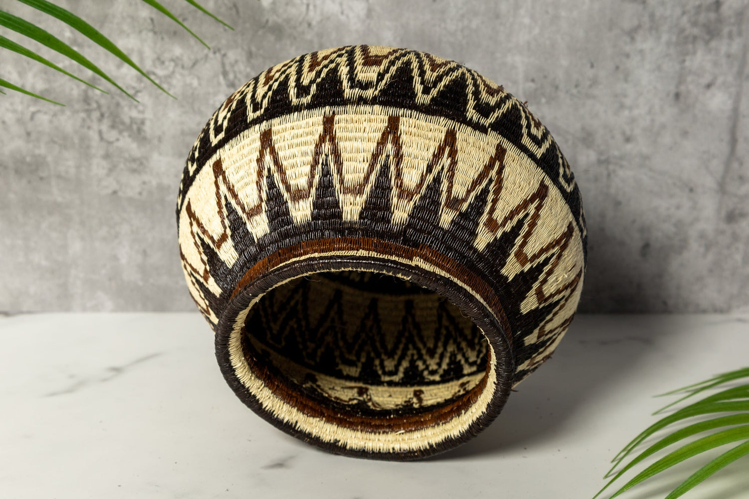 Southwest Design Woven Basket