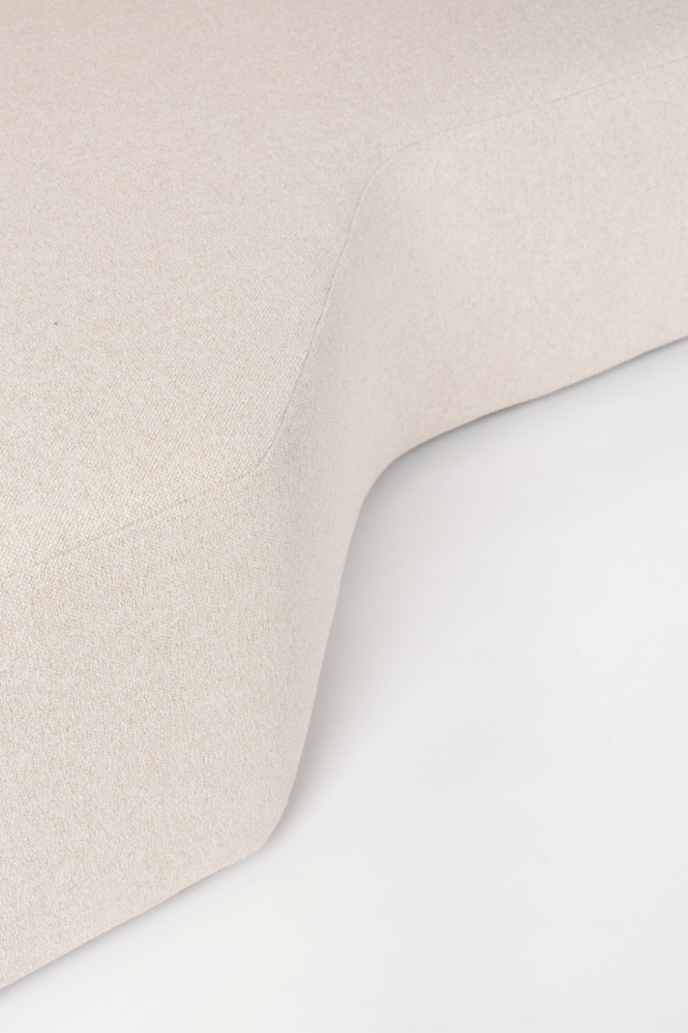 Cream Chaise Longue | Zuiver Prosper | OROA.com