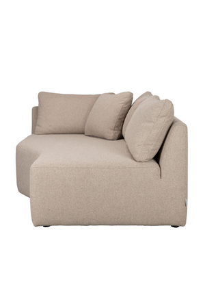 Beige Chaise Longue | Zuiver Prosper | OROA.com