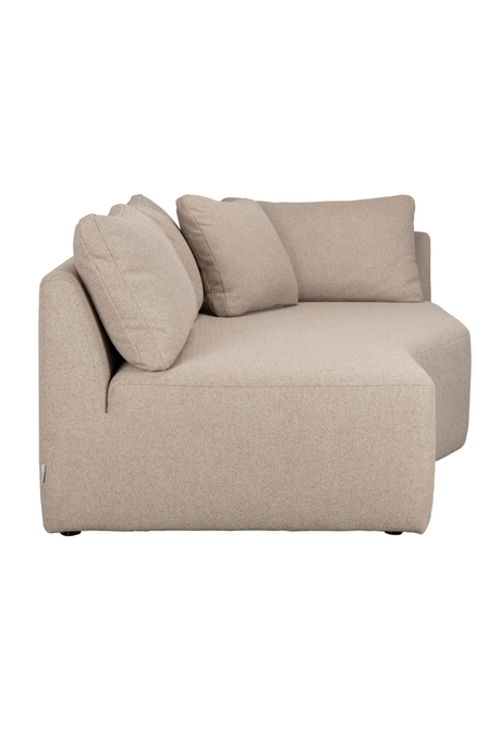 Beige Chaise Longue | Zuiver Prosper | OROA.com