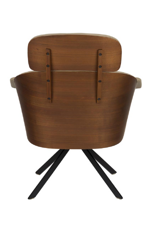 Beige Leather Lounge Chair | Zuiver Frie | OROA.com