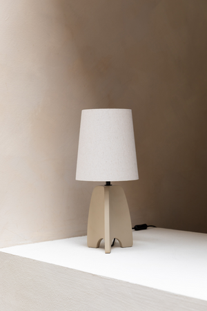 Beige Concrete Table Lamp | Zuiver Saba | OROA.com