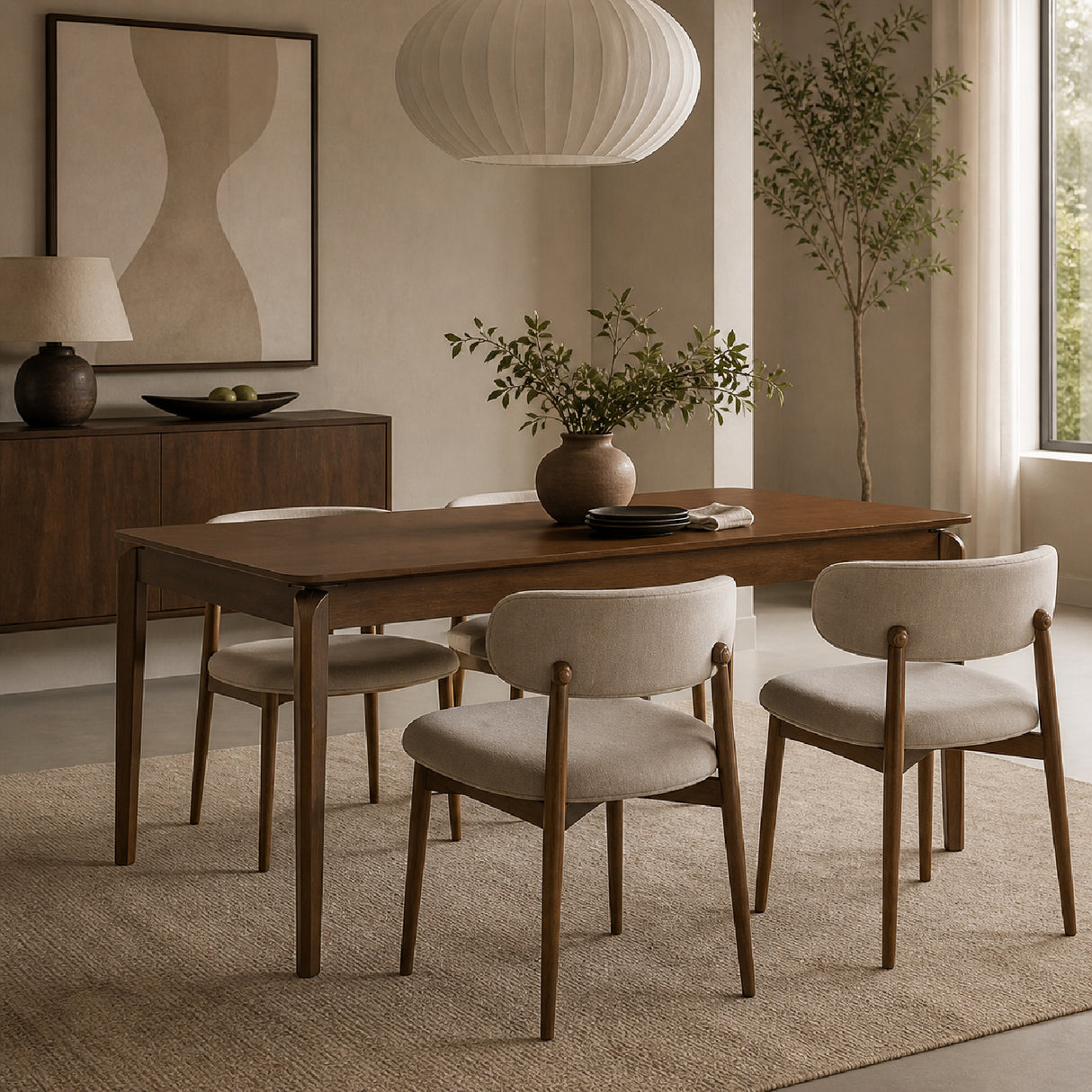   Modern furniture - Ash Wood Dining Table S - www.oroa.com | Oroa.com