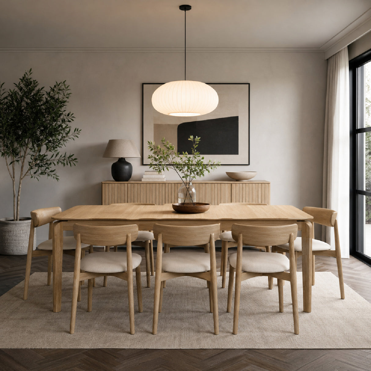   Modern furniture - Ash Wood Dining Table L - www.oroa.com | Oroa.com