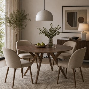  Modern furniture - Solid Wood Round Dining Table - www.oroa.com | Oroa.com