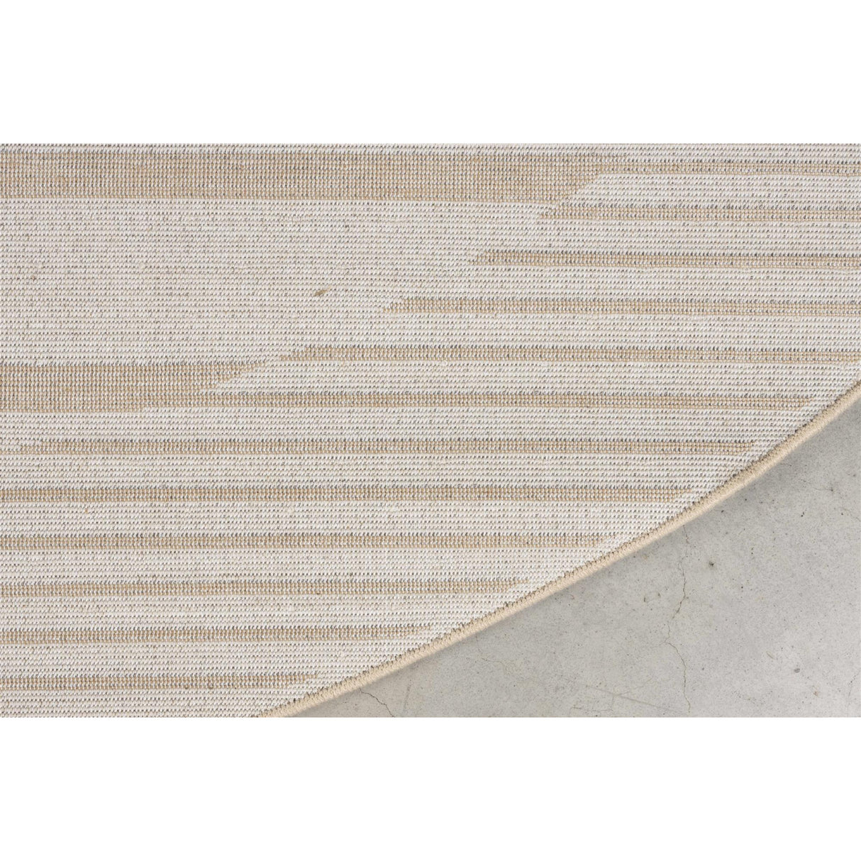   Modern furniture - Beige Striped Organic-Shaped Carpet - www.oroa.com | Oroa.com