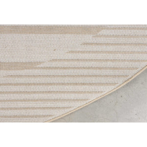   Modern furniture - Beige Striped Organic-Shaped Carpet - www.oroa.com | Oroa.com