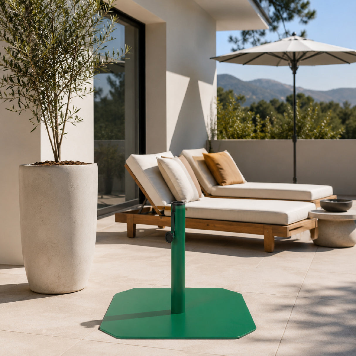   Modern furniture - Green Sunbrella Parasol - www.oroa.com | Oroa.com
