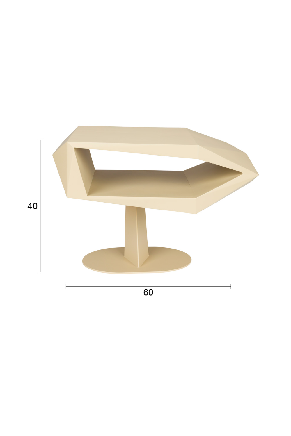 Modern Geometrical Side Table | Zuiver North | OROA.com