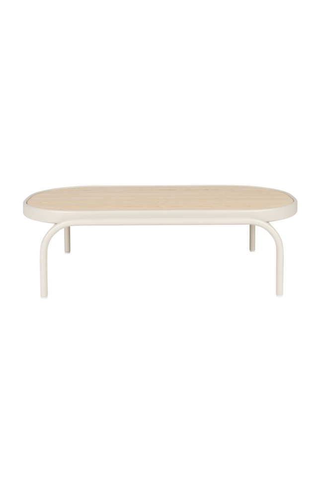 Beige Aluminum Coffee Table | Zuiver Vista | OROA.com