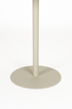 Pedestal Round Outdoor Side Table | Zuiver Snow | OROA.com