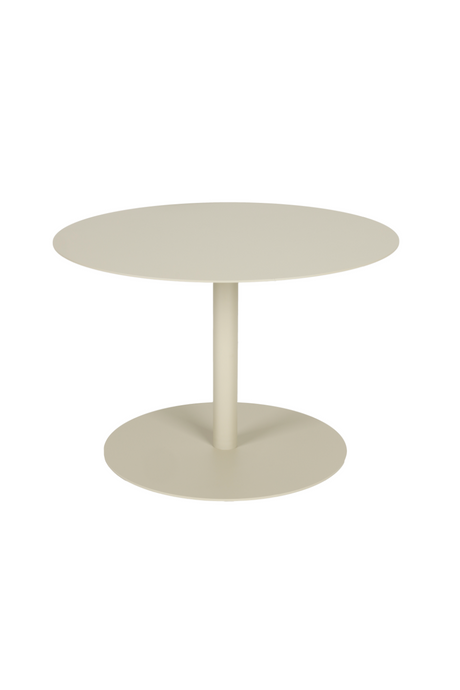 Pedestal Round Outdoor Coffee Table | Zuiver Snow | OROA.com