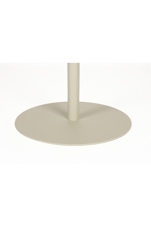 Pedestal Round Outdoor Bistro Table | Zuiver Snow | OROA.com