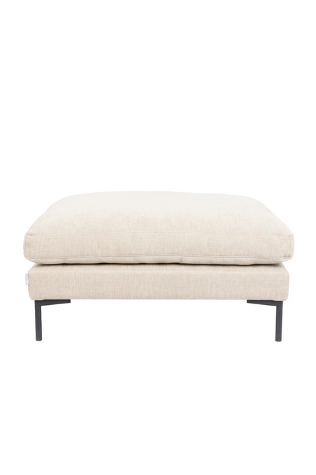 Beige Fabric Hocker | Zuiver Summer | OROA.com