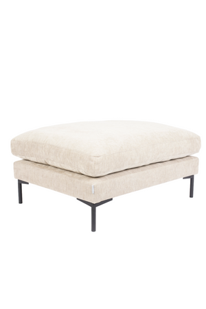 Beige Fabric Hocker | Zuiver Summer | OROA.com
