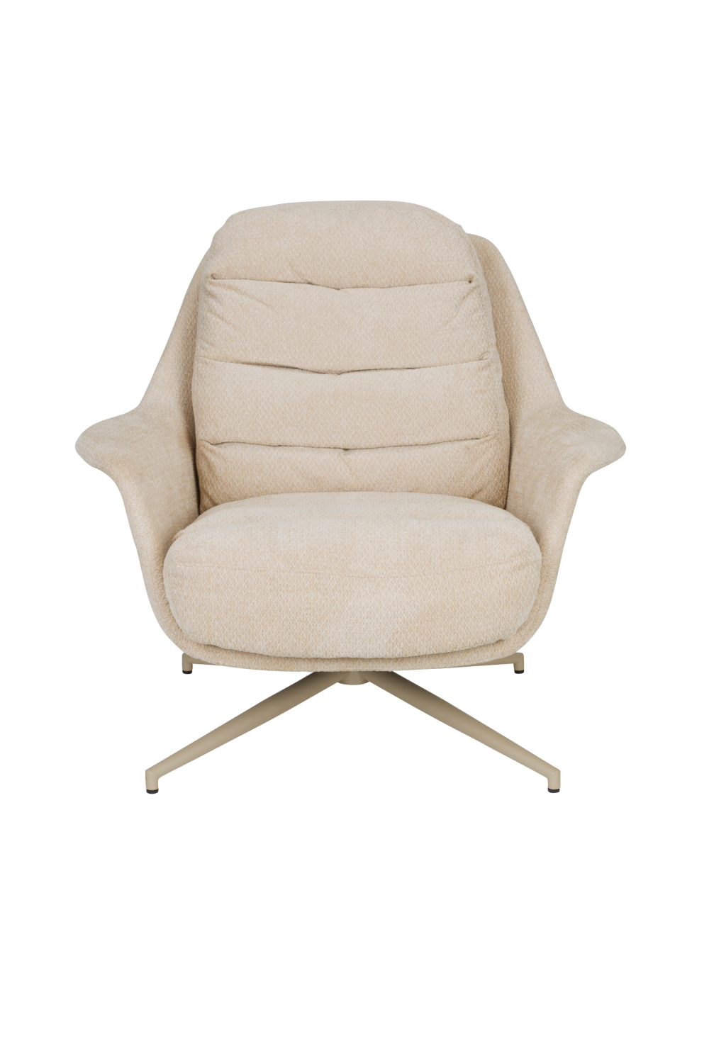 Beige Swivel Lounge Chair | Zuiver Philly | OROA.com