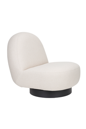 Arched Back Swivel Lounge Chair | Zuiver Eden | OROA.com