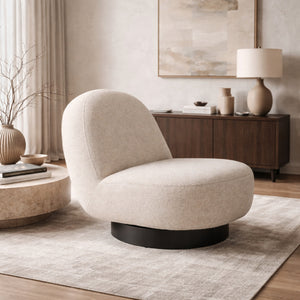   Arched Back Swivel Lounge Chair | Oroa.com