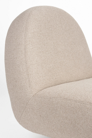 Arched Back Swivel Lounge Chair | Zuiver Eden | OROA.com