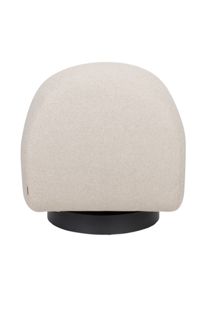 Arched Back Swivel Lounge Chair | Zuiver Eden | OROA.com