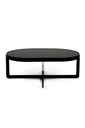 Crossed-Base Oval Coffee Table | Zuiver Centre | OROA.com