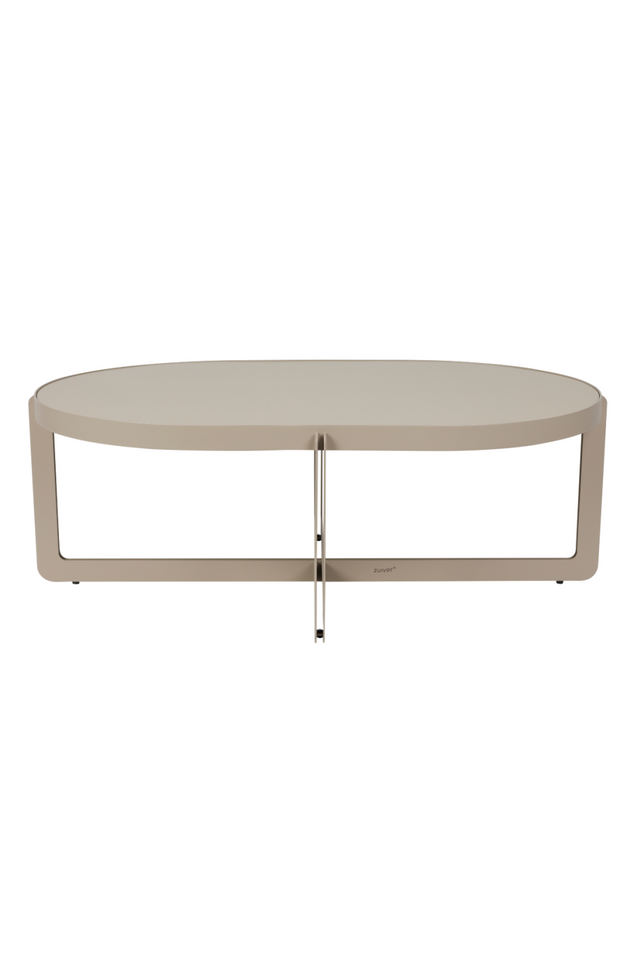 Crossed-Base Oval Coffee Table | Zuiver Centre | OROA.com