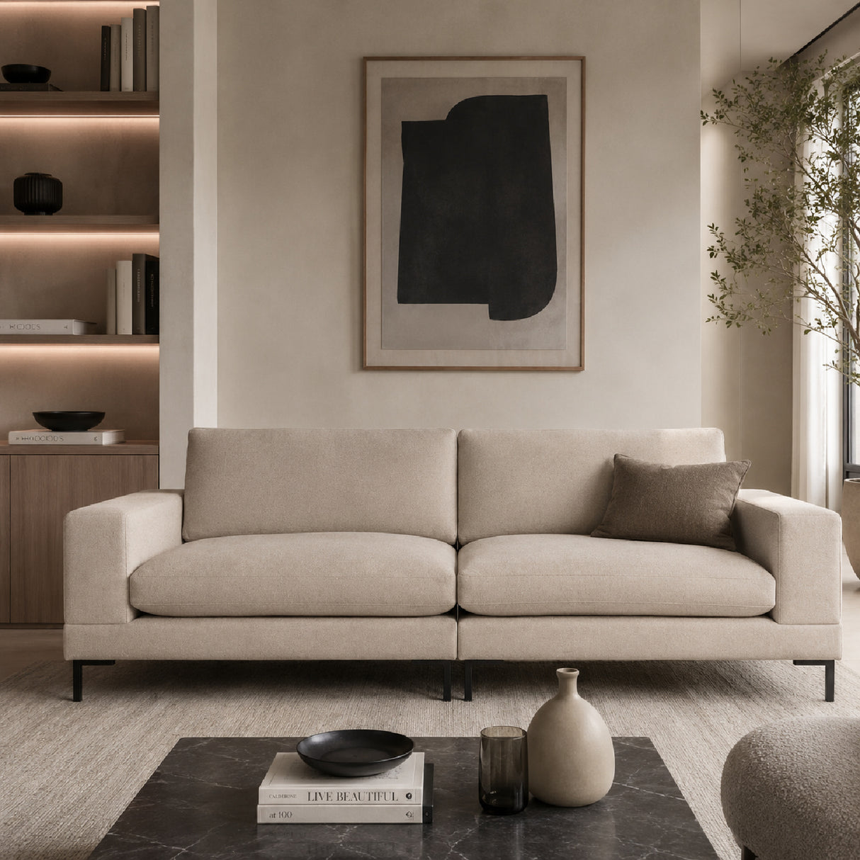   Modern furniture - Minimalist 3-Seater Sofa - www.oroa.com | Oroa.com
