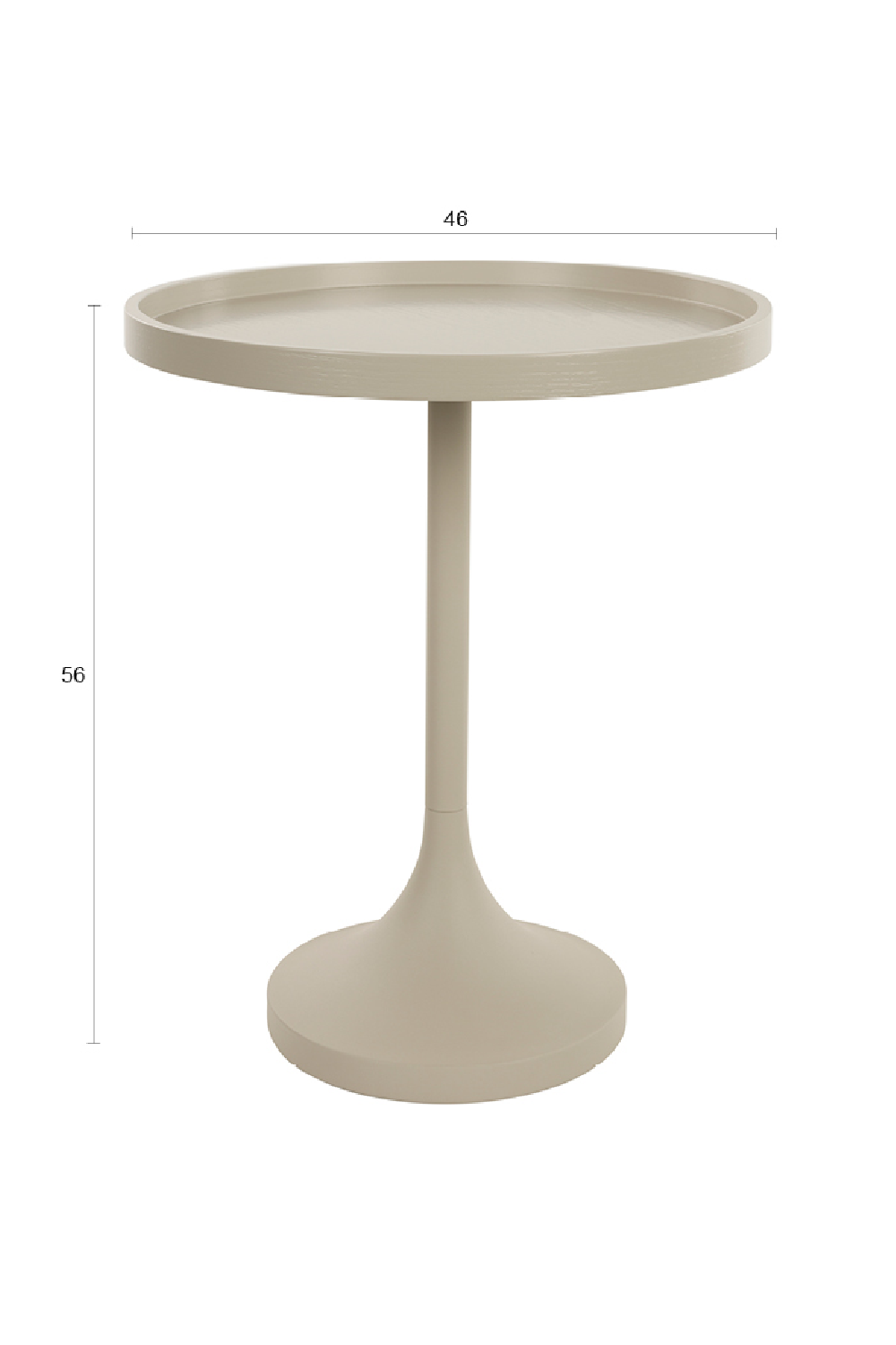 Round Pedestal Side Table | Zuiver Jason | OROA.com