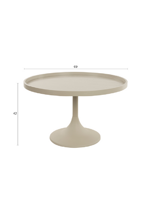 Round Pedestal Coffee Table | Zuiver Jason | OROA.com