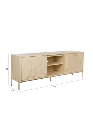 Oak Relief Sideboard | Zuiver Faces | OROA.com