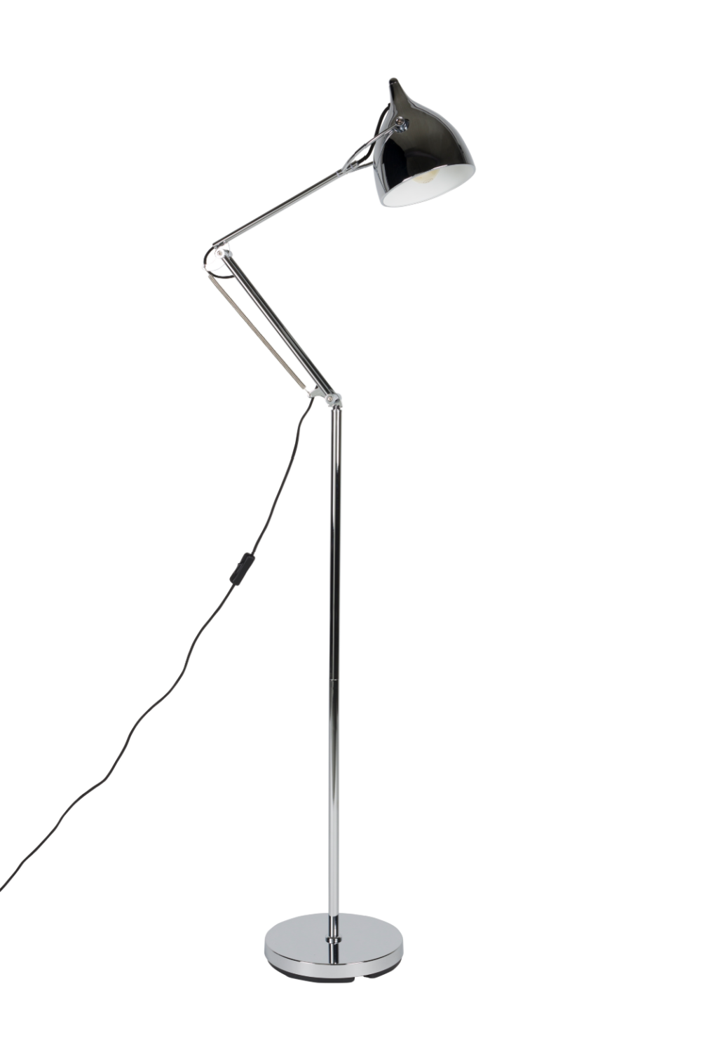Chrome Adjustable Floor Lamp | Zuiver Reader | OROA.com