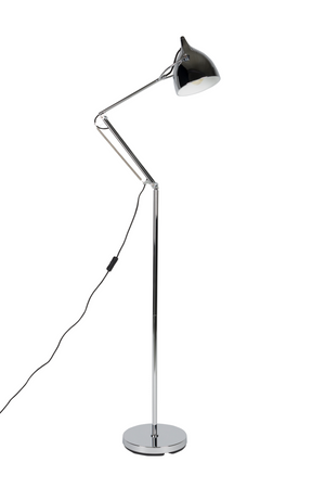 Chrome Adjustable Floor Lamp | Zuiver Reader | OROA.com
