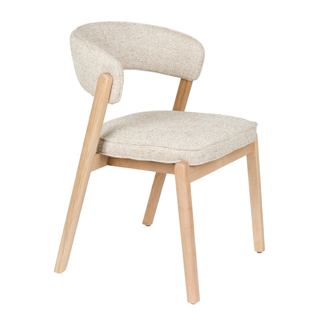 Modern European furniture - Oak Framed Dining Chairs (2) - www.oroa.com