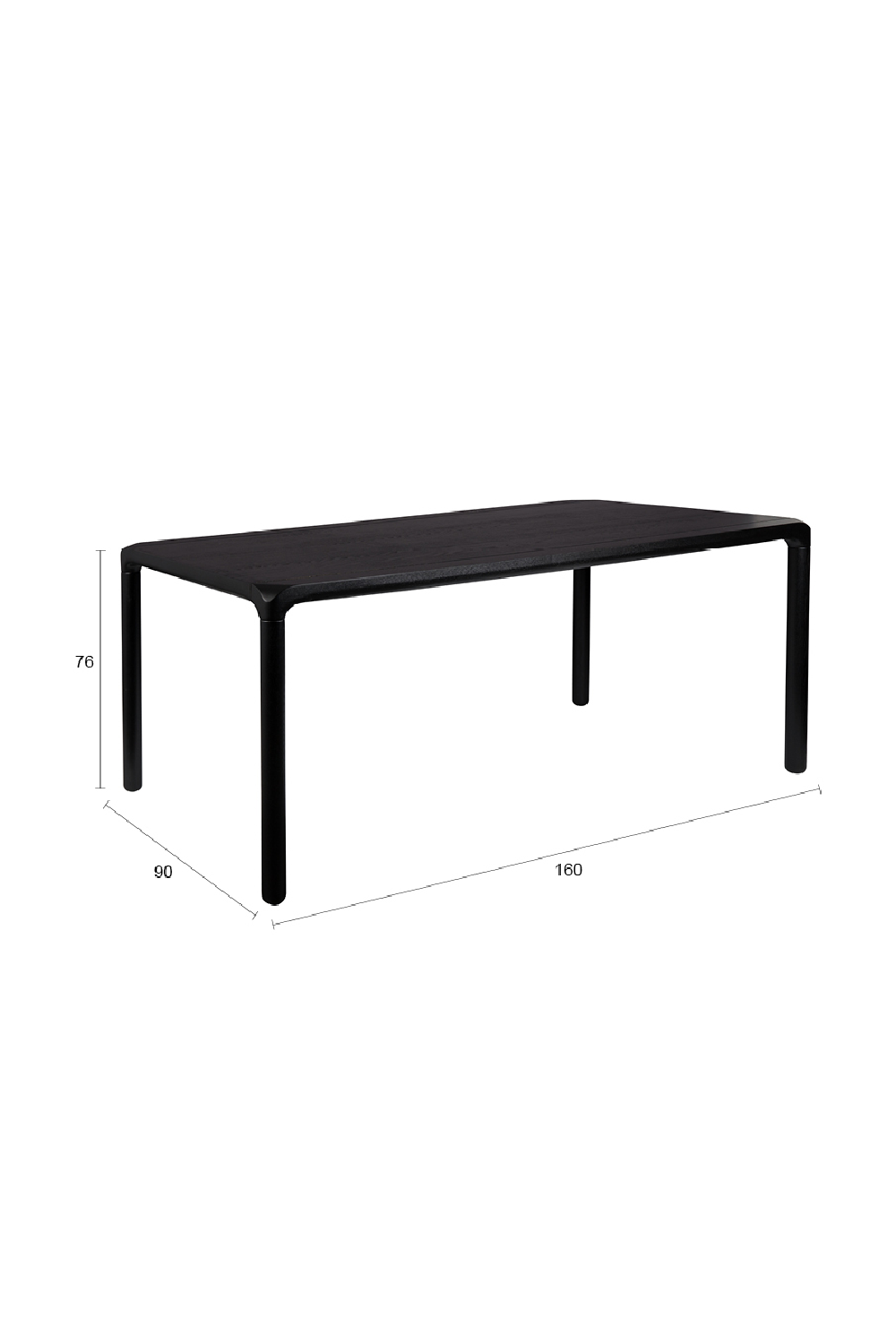 Modern Minimalist Wooden Dining Table | Zuiver Storm | Oroa.com