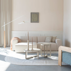   Modern furniture - Cream 3-Seater Sofa - www.oroa.com | Oroa.com