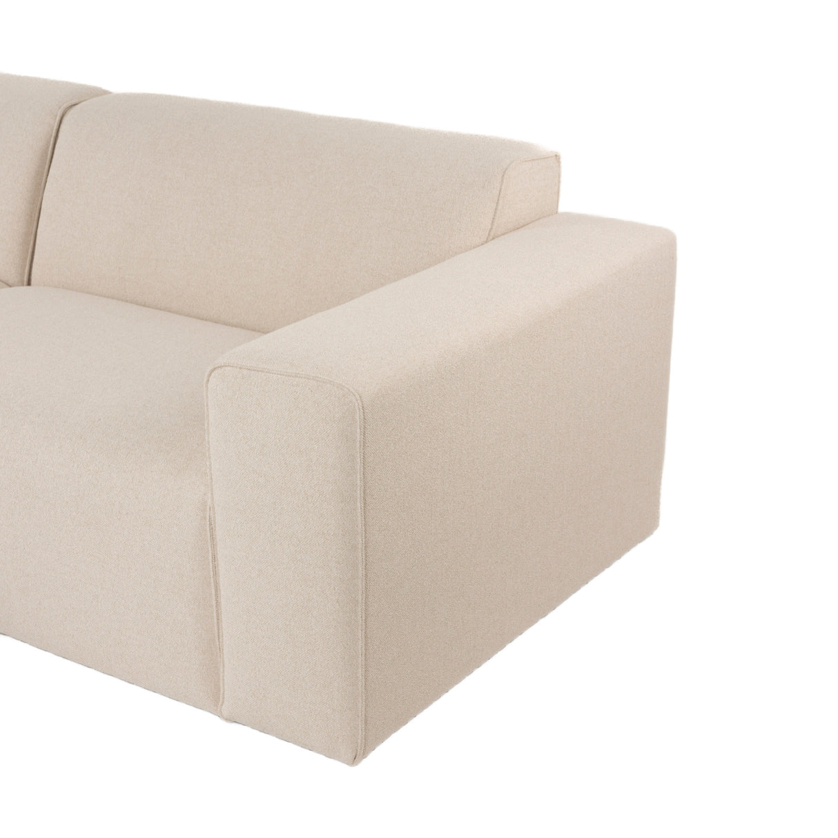   Modern furniture - Cream 3-Seater Sofa - www.oroa.com | Oroa.com
