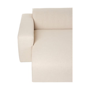   Modern furniture - Cream 3-Seater Sofa - www.oroa.com | Oroa.com