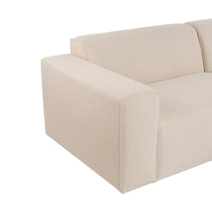   Modern furniture - Cream 3-Seater Sofa - www.oroa.com | Oroa.com