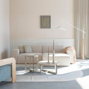   Modern furniture - Cream 3-Seater Sofa - www.oroa.com | Oroa.com