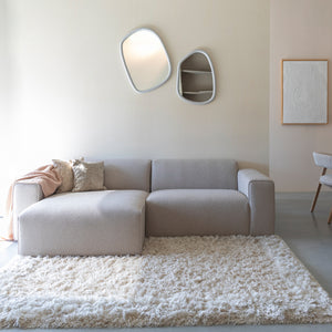   Modern furniture - Beige 3-Seater Sofa - www.oroa.com | Oroa.com