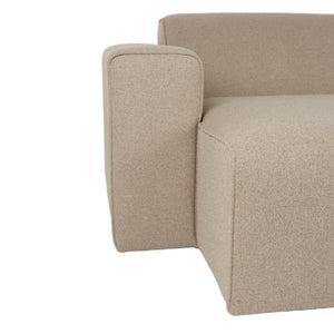   Modern furniture - Beige 3-Seater Sofa - www.oroa.com | Oroa.com