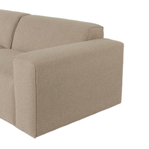   Modern furniture - Beige 3-Seater Sofa - www.oroa.com | Oroa.com
