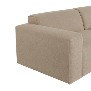   Modern furniture - Beige 3-Seater Sofa - www.oroa.com | Oroa.com
