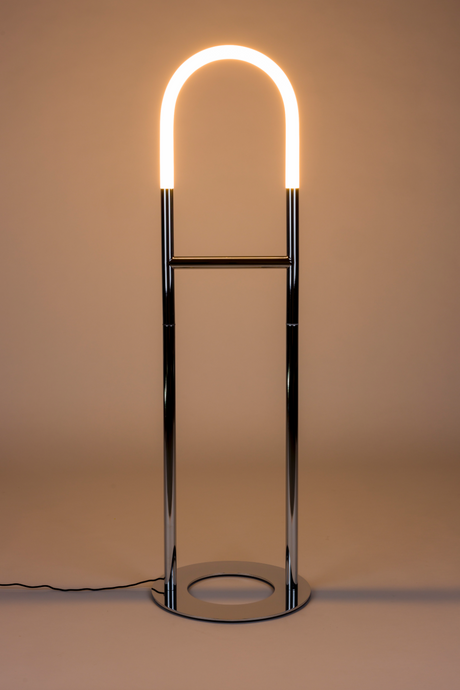   Modern Chrome Floor Lamp | Oroa.com